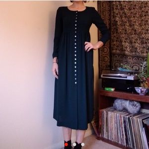Liz Claiborne forest green dress